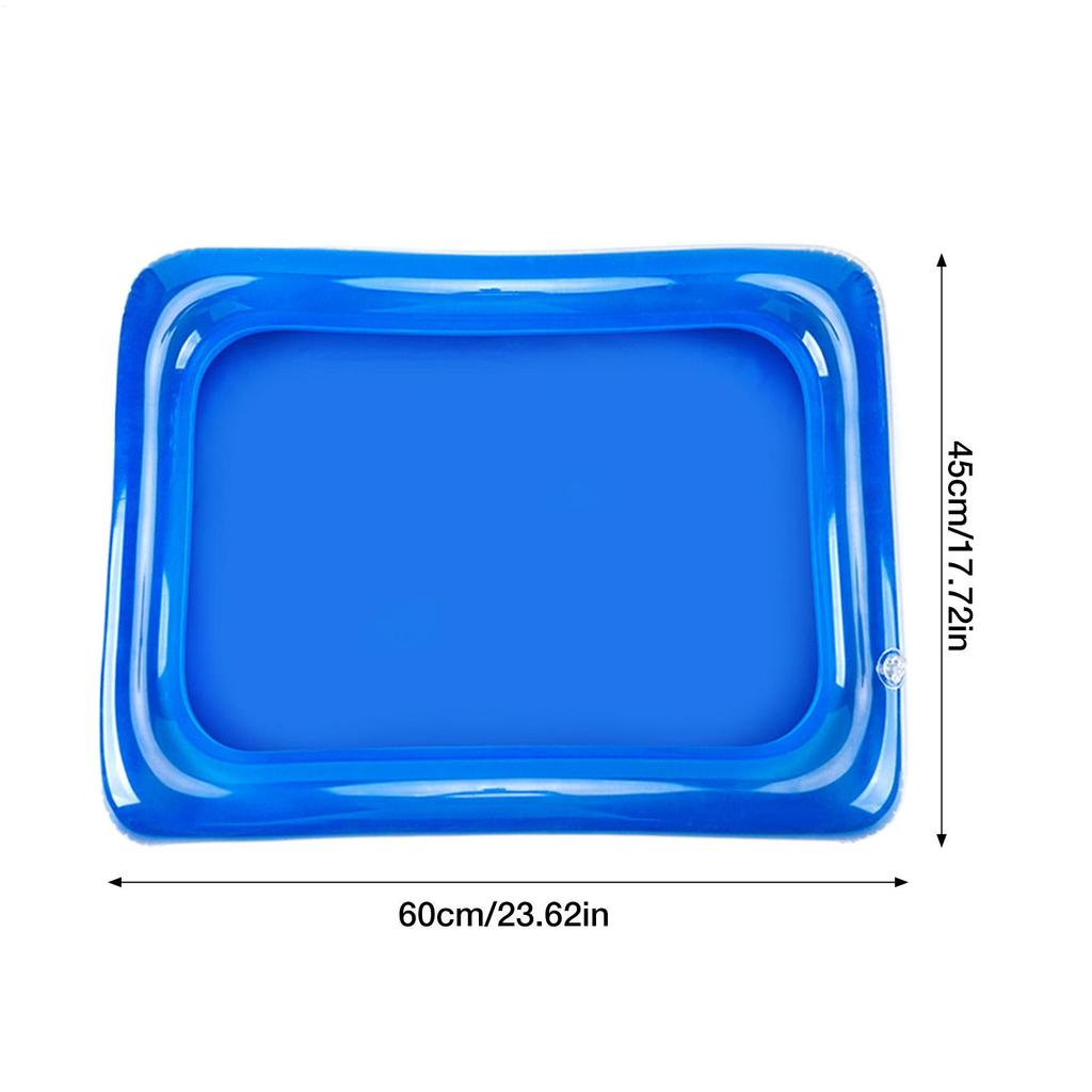 60x45cm Tragbare aufblasbare Fußspülwanne, Faltbares Fußwaschbecken für Strand Camping Reisen, Fußbadschale für Kinder Erwachsene