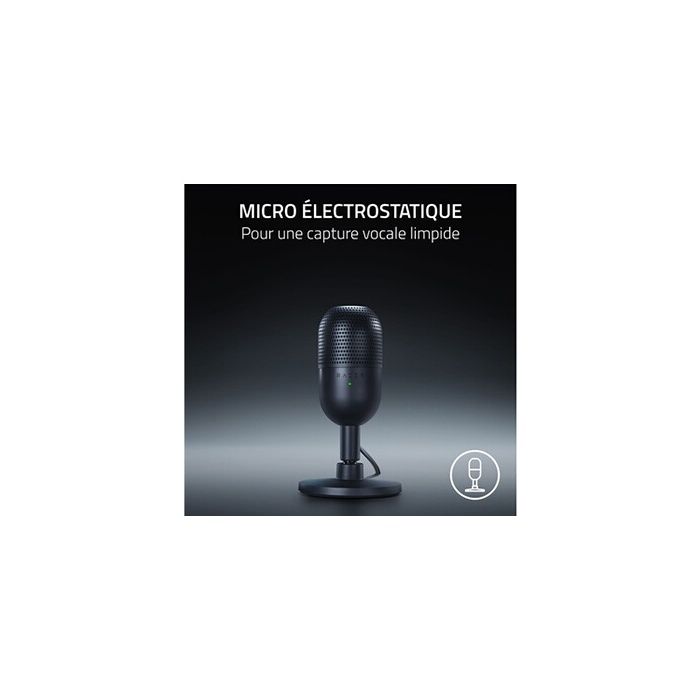 Mikrofon - Razer - Seiren V3 Mini - Superkardioide - USB - Kompakt og lett