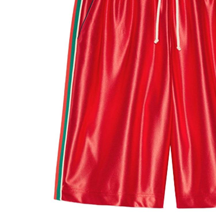 Gucci SS21 Side Hem Shorts 'Red' Men's 659460-XJDI9-6429