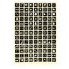 1~8PCS Univerzální samolepka tlačítka do auta Světelná nálepka Noční záře Kolébkový spínač Štítek Obvodový panel Popisky Multifunkční tlačítkový spínač