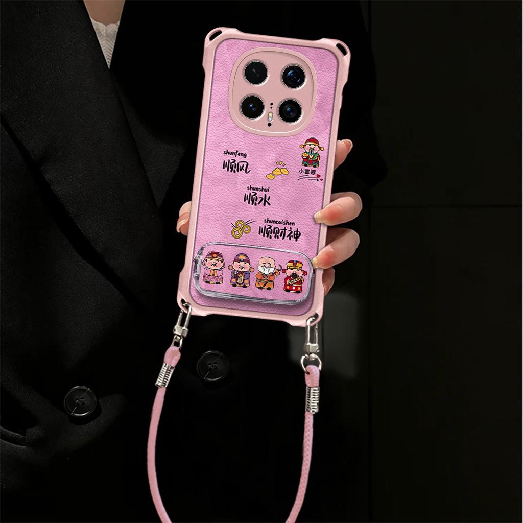 God of Wealth applies to Honor magic7 mobile phone case magic8 new magic6 anti-drop 5pro surname bracket case