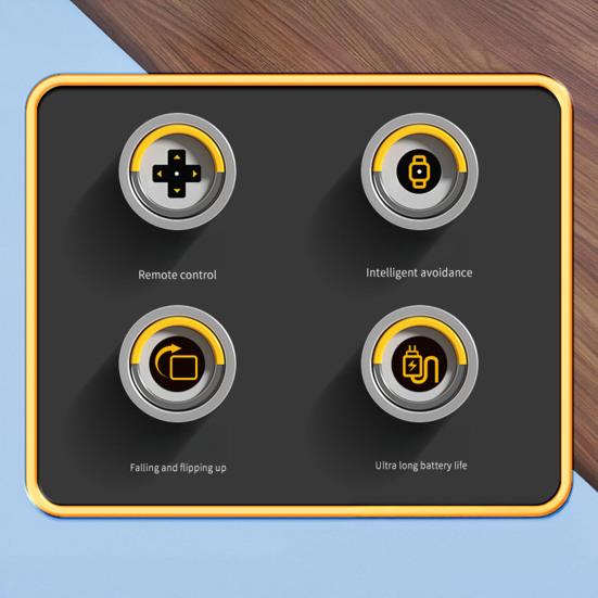 Electric Rolling Ball Cat Toy Automatic Moving Smart Ball with Light Interactive Kitten Teaser for Indoor Cats Bored Relief