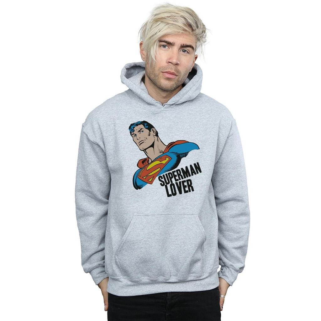 DC Comics Mens Superman Lover Hoodie