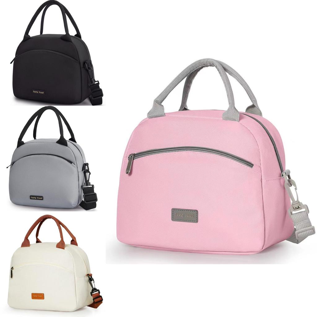 Oxford Cloth Lunch Bag With Insulation For Office Commuters And Casual Outings
