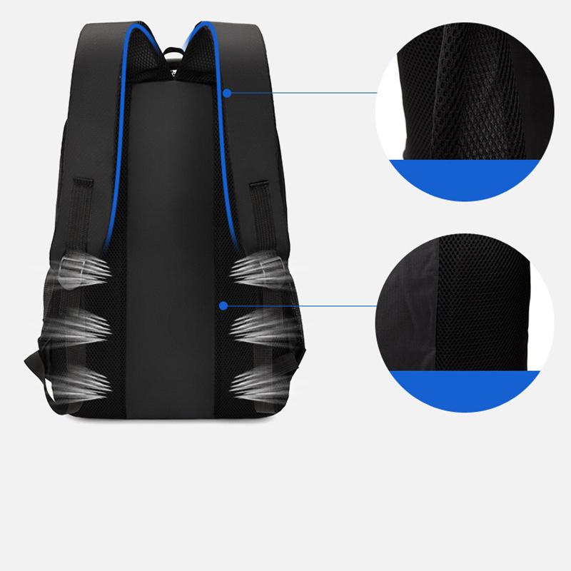 Capacity Backpacks Men's Waterproof School Backpack Business Casual Pockets Travel Bag