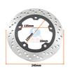 240mm Motorcycle Rear Brake Disc For Suzuki GW 250 Inazuma 250 GSR600 06-10 GSF 650 Bandit 05-16 GSX650F 08-16 GSR750 11-16
