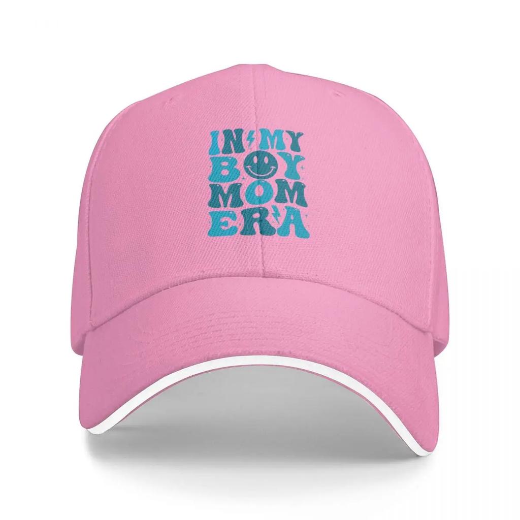 In My Boy Mom Era Groovy Mom Of Boys Baseball Cap Hats On Offer New In The Hat Military Tactical Cap Hats Woman Men's