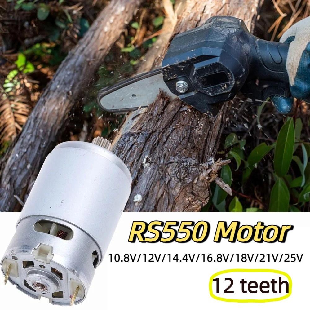 Motor RS550 de 10.8V/12V/14.4V/16.8V/18V//25V para Atornillador Taladro Inalámbrico de Carga