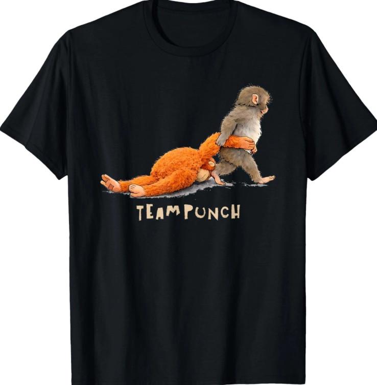 Sad Monkey Punch with an Orange Toy I_m Fine Gift Unisex T-Shirt Unisex T-Shirt XXXXL