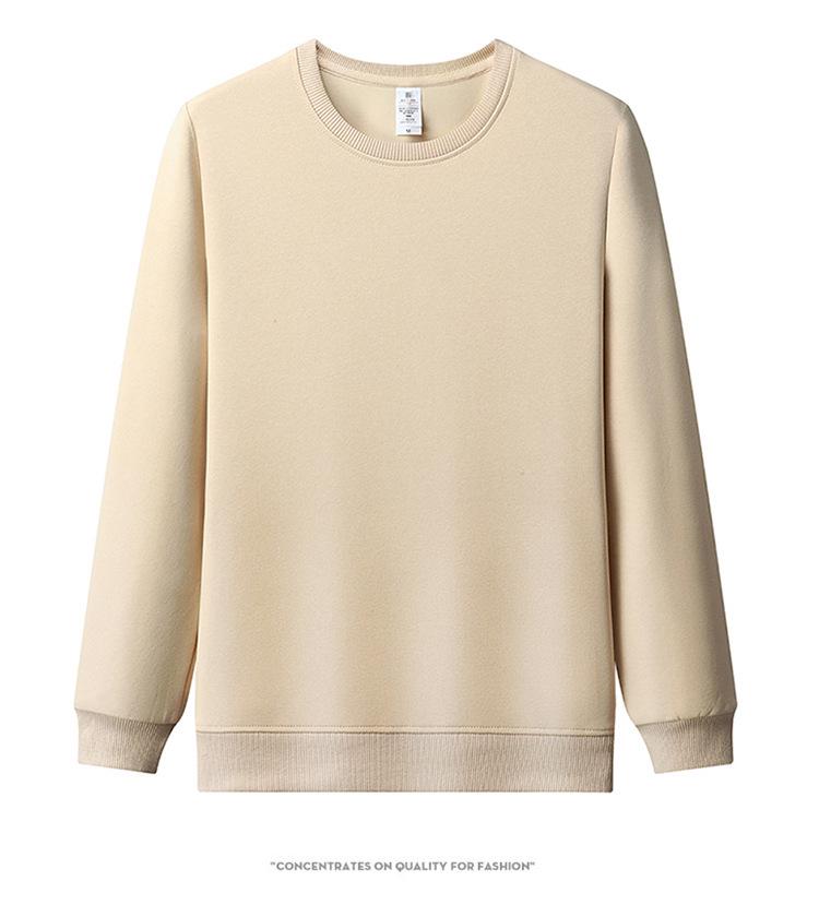 Unisex Heavyweight Cotton Crew Neck Sweatshirt - Minimalist Japanese Style