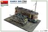 Miniart 1/35 Scale Kharkov 1943 Tram & Stug III Ausf. G with Crew Big Set Plastic Model Kit MA36067 (Scenery)