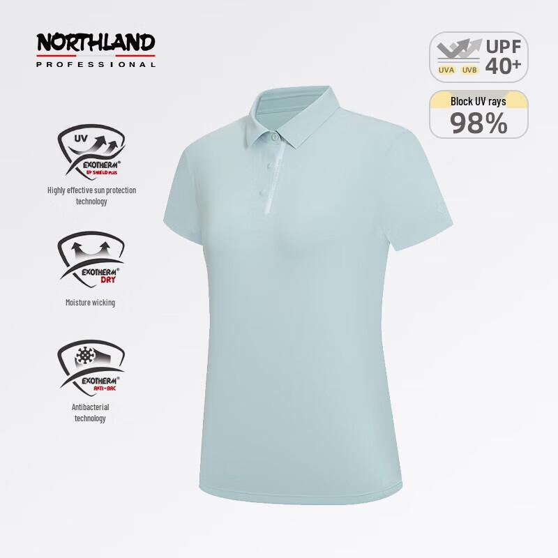 

NORTHLAND Canyon Women s Polo Short Sleeve T-Shirt 170/92A