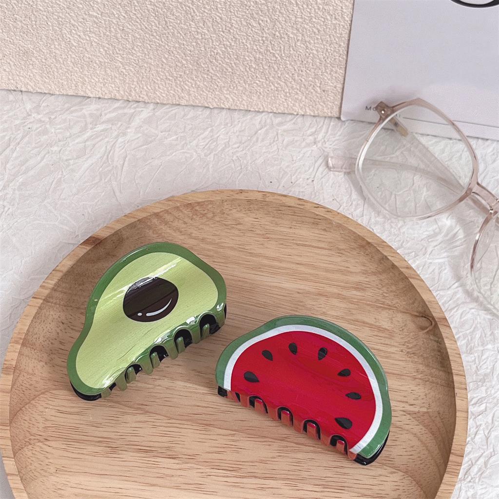 1/2 Pcs Fresh Geometry Fruit Hair Claws Combination For Women Girls Party Hair Accessories