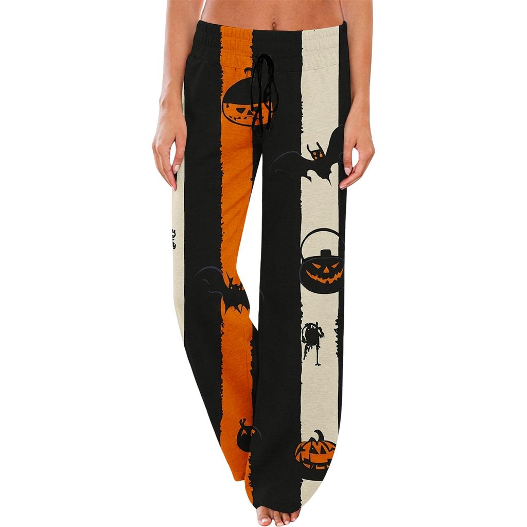 Women's Christmas Print Pajama Pants, Soft Casual Sweatpants for Holiday Lounging and Sleeping
