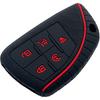 5 Buttons Silicone Smart Key Fob Cover Fit for Sierra 1500 Silverado 1500 250