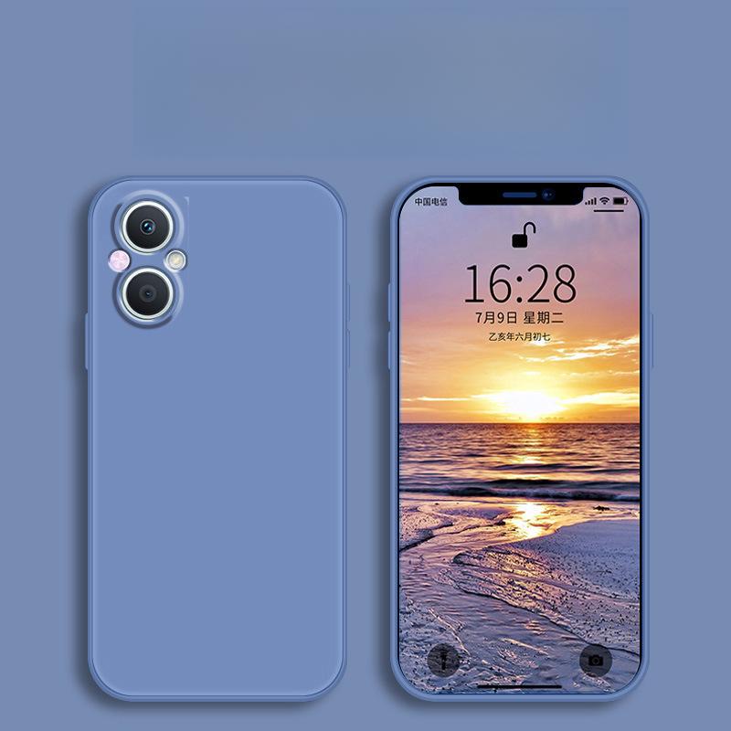 Applicable To Oppoa96 Mobile Phone Case Protection Case Liquid Soft Silicone Full-inclusive Anti-fall Case for Men and Women