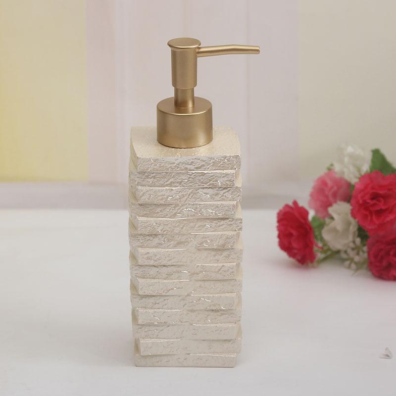 Luxuriöse Keramik-Druckflasche für Handseife, Shampoo und Duschgel