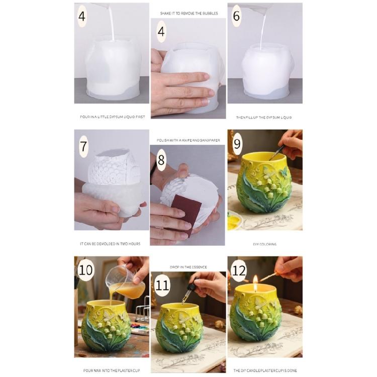 Silicone Floral Butterfly Planter Mold With Nonstick Surfaces Perfect For Resin Casting Concrete Crafts And Handmade Gifts