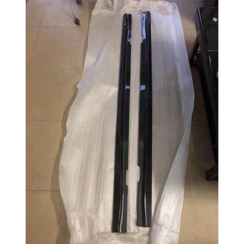 Carbon Fiber RZ Style Side Skirt Trim for BMW 1 Series E82 1M (2011-2013) Modified