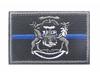US State Flags Embroidered Patches: Michigan, Missouri, Nevada, Massachusetts with Velcro