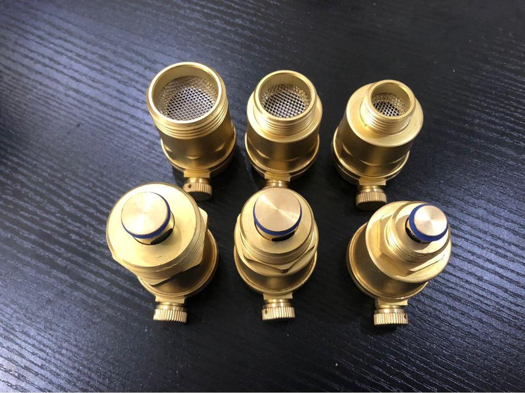 304 Stainless Steel Threaded Female Automatic Exhaust Valve for Water Pipeline - Sizes: 1/2", 3/4", 1