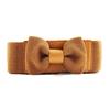 Fashion Lady Wide Elastic Bowknot Waist Belt Dress Waistband Accessory Gift