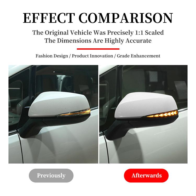 New Modification Parts Sequential LED Side Mirror Turn Signal Light IP67 Waterproof 12V 50000 Hours Lifespan Retrofit/Upgrade