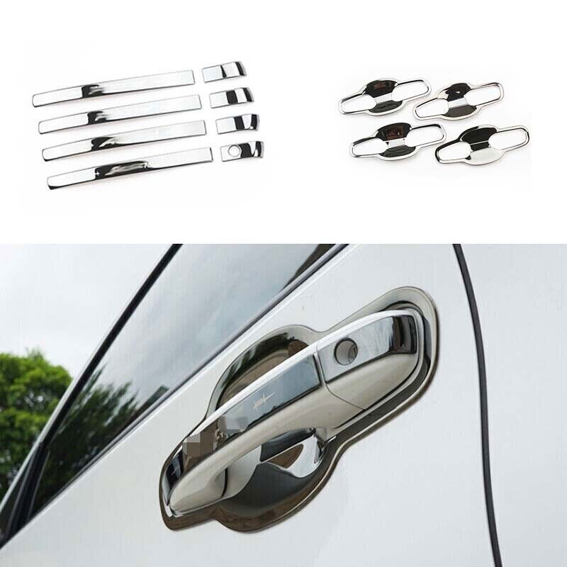 Cover Trim Titanium Black Side Door Handle Bowl Fit for Honda Accord 2018-2022