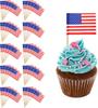 Graduation Decorations 100pc Toothpick Flag Wooden Toothpick 65mm Paper Flag Food Plate Flag Plug In Flag Rose Decorations