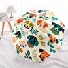 1pc Dogs Floral Automatic Open/Close Umbrella with One Touch Button,, Windproof Design   Lightweight Portable Umbrella for Women & Men6053