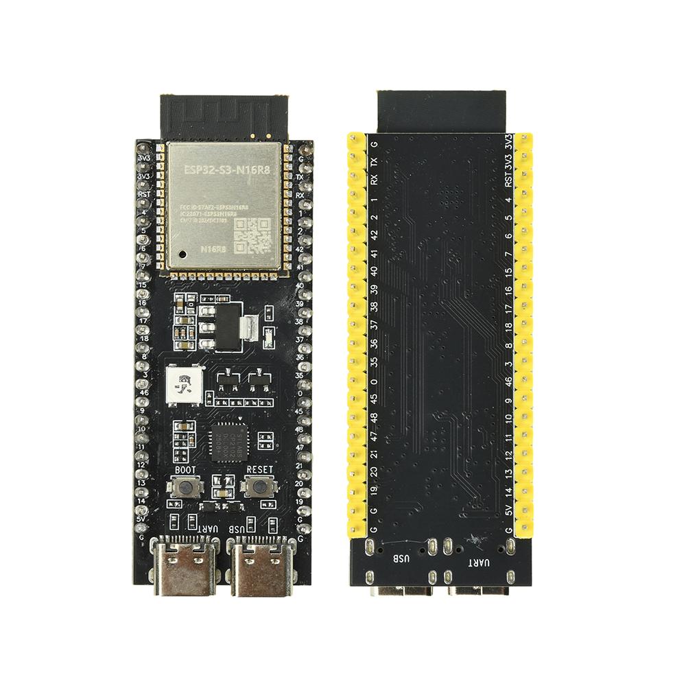ESP32-S3-DevKitC-1 Development Board BT 2.4G Wifi Module for Arduino 8MB PSRAM 16MB FLASH N16R8 44Pin CP2102 Type-C ESP32S3