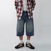 Onl Men Pin Tuck 7 8 Denim Bermuda Pants