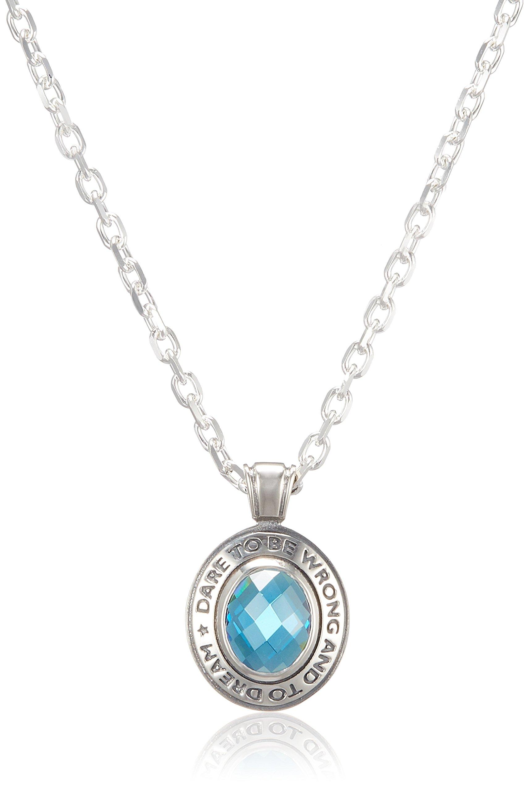 

Dr. Monroe Oval Stone Pendant in Silver 925 with Blue Topaz and Cubic Zirconia (FC-217-SV-BLCZ)