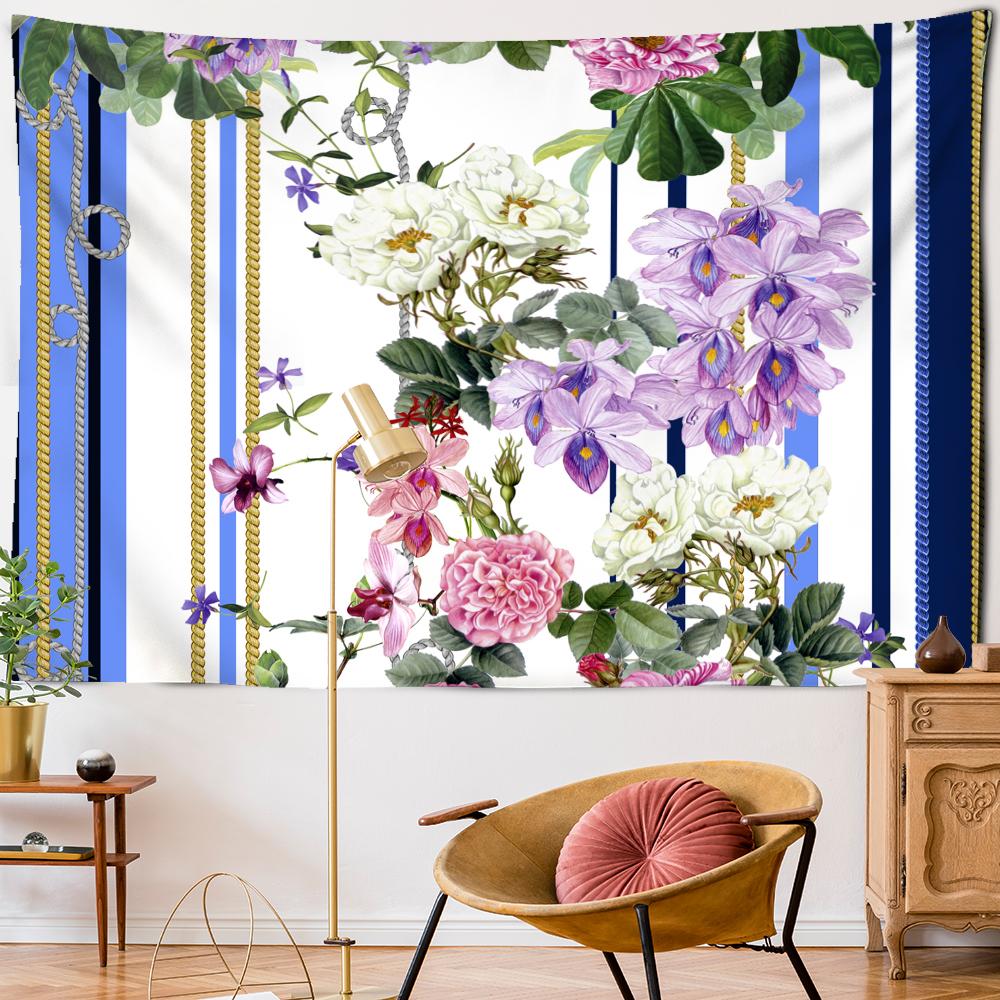 Flower Tapestry Wall Hanging Mandala Bohemian Hippie Witchcraft Art TAPIZ Dormitory Living Room Decor