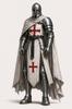 Crusader Warrior Armor Suit Handmade Steel Knight Costume for LARP Reenactment