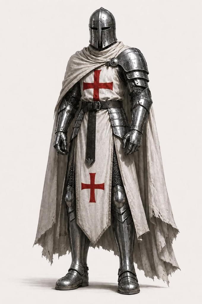 Crusader Warrior Armor Suit Handmade Steel Knight Costume for LARP Reenactment