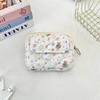 Cartoon Printing Mini Canvas Coin Purse Multifuctional Small Lipstick Bag Jewelry Packing Bag Card Holder