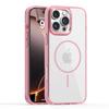 For iPhone 16 Pro Magnetic Clear Case TPU PC Protective Phone Cover