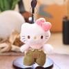 Cute Cat Plush Keychain Bag Charm Soft Stuffed Animal Doll Pendant Accessory For Backpack Purse Decoration