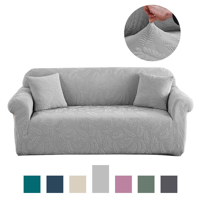 

Жаккардовый эластичный чехол для дивана на все сезоны - Плотный, универсальная посадка для модульных диванов 1-Seater (90-140cm)