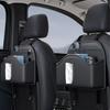 Car Seat Back Tissue Storage Bag Leather Multi-function Auto Backseat Organizer Hanging Cup Holder Umbrella Phone Pockets