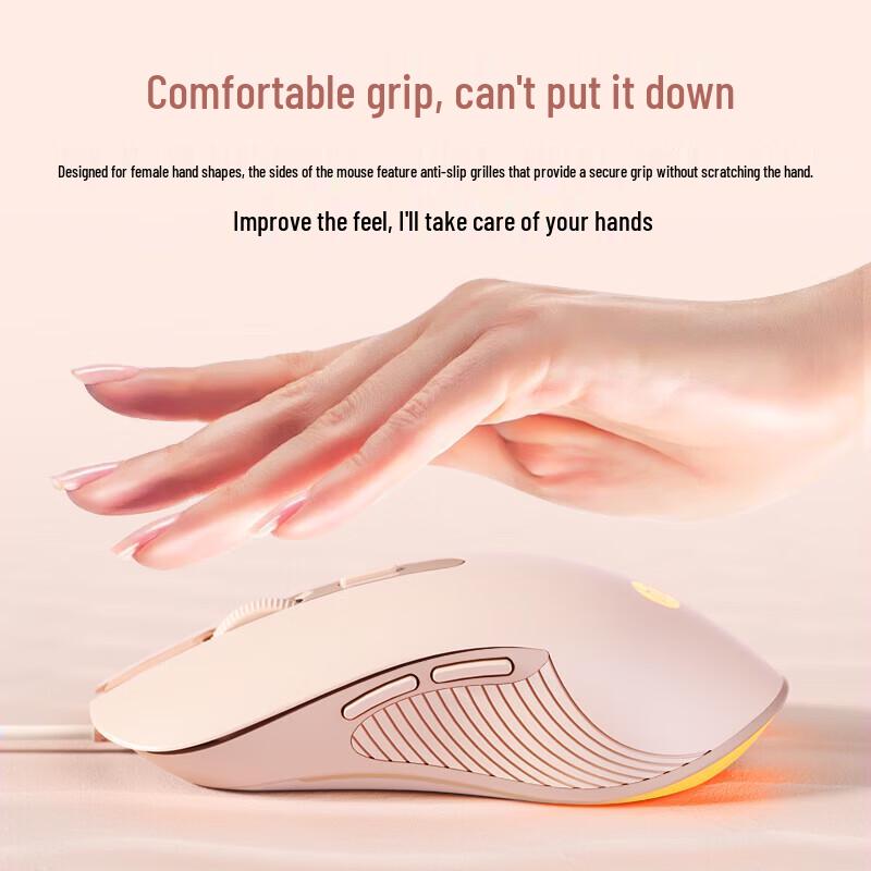 HP M280 Ergonomic Wired Gaming Mouse & Pad