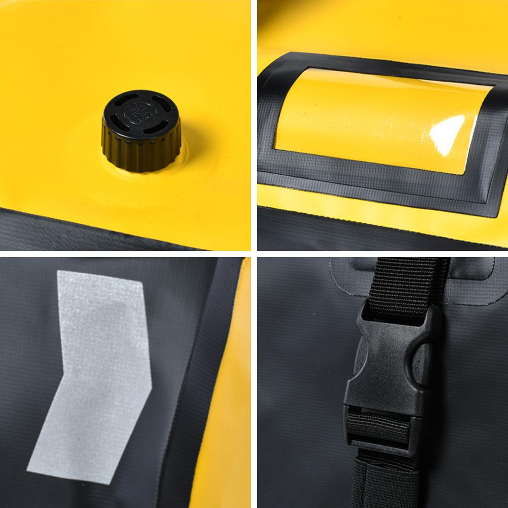 Motorrad Dry Bag, Große Kapazität Wasserdichte Duffle Bag mit Roll Top Verschluss, Schulter Gurte,