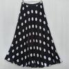 CM Summer South Africa North America Polka Dot Skirt Classic Versatile Skinny Pleated Skirt Long Skirt Women