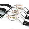 VaHppy SM Bondage Oral Shackles Gag Stainless Steels Butterfly +PU Couple Games Sex Toys Forced Open Mouth  Adult Flirting