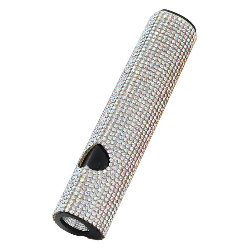 

3W New Portable Quick Dry Nail Dryer Machine Mini UV LED Nail Lamp for Home&Salon Heart-shaped Diamond Professional Nail Tools срібний