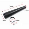 Black Plastic Attachment Short Suction Nozzle Compatible with Blowers 1232454