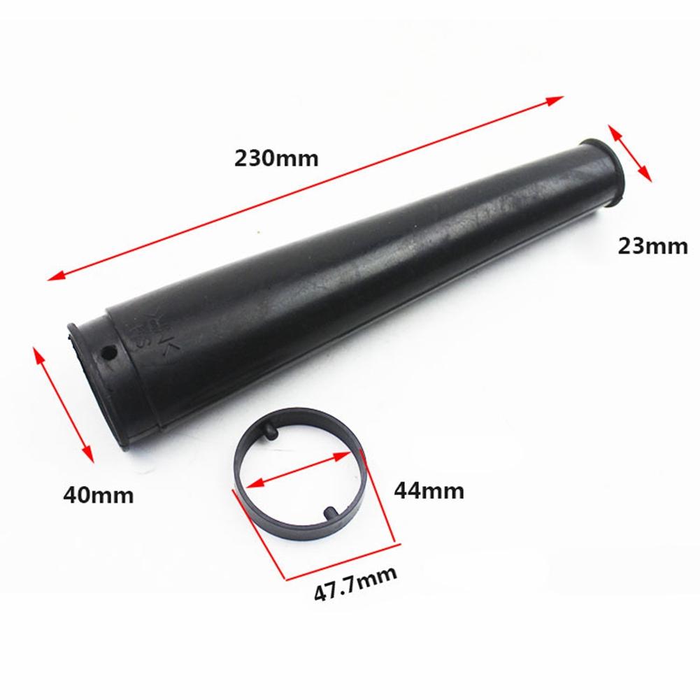 Black Plastic Attachment Short Suction Nozzle Compatible with Blowers 1232454