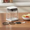 Manual Food Chopper with Container MultiFunctional Produce Time Saving fies