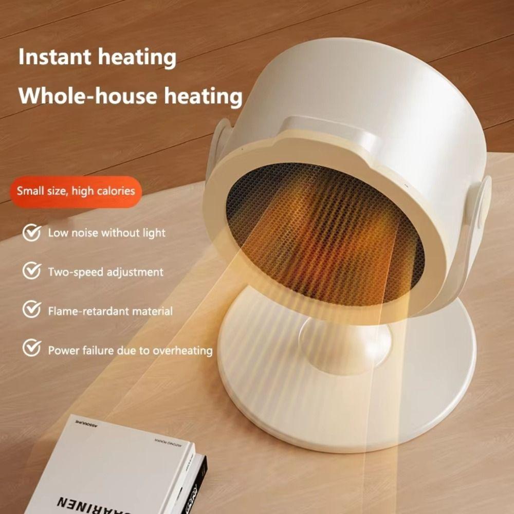 Warmluftregelung Mini-Keramikheizgerät Überhitzungsschutz Heizlüfter Schreibtischgebrauch